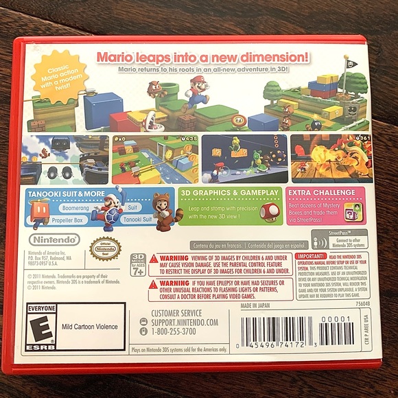 Super Mario 3D LAND + Original Case (3DS | Decent Condition) - Picture 2 of 5